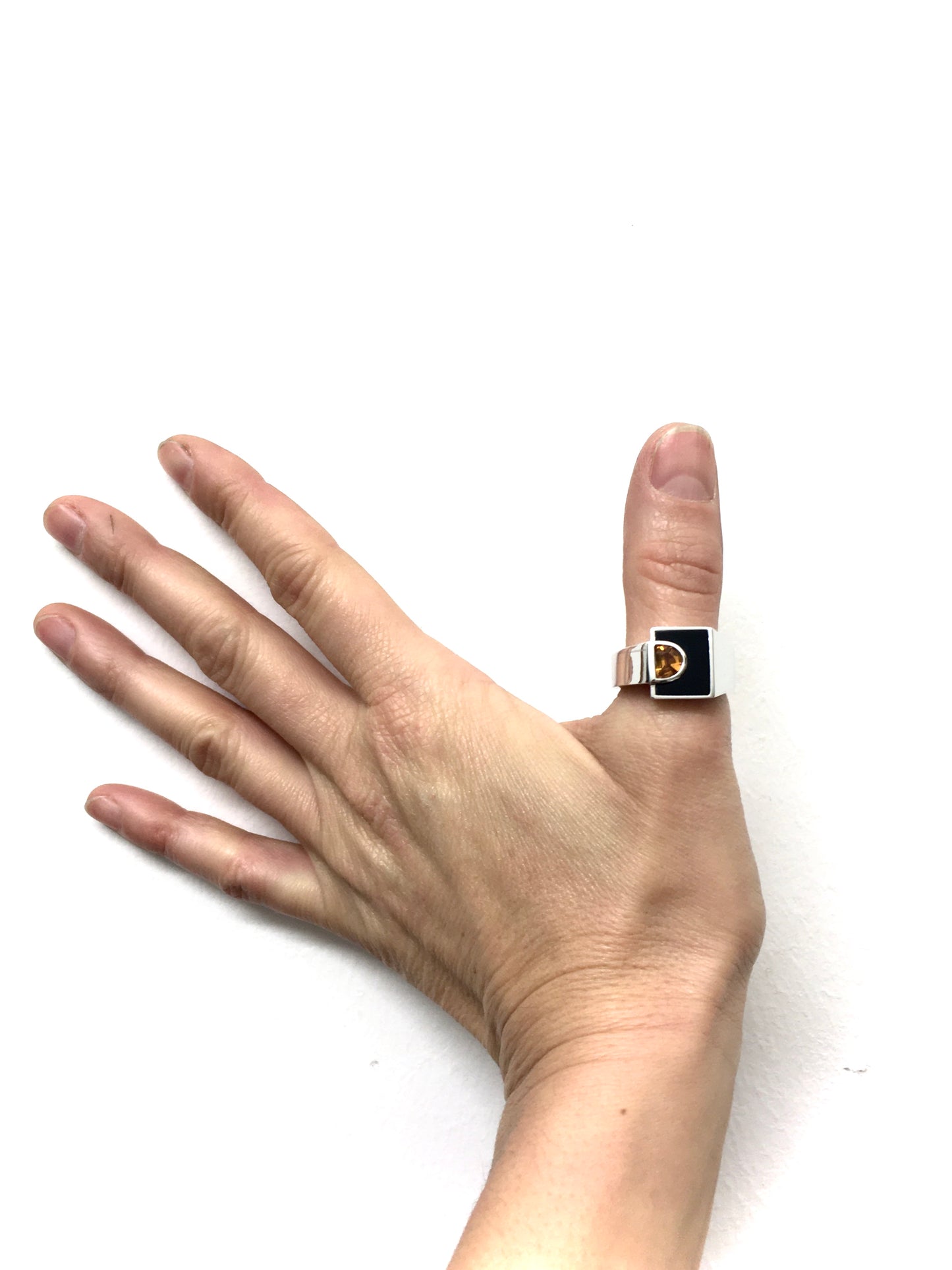 The Geometric Ring • Silver