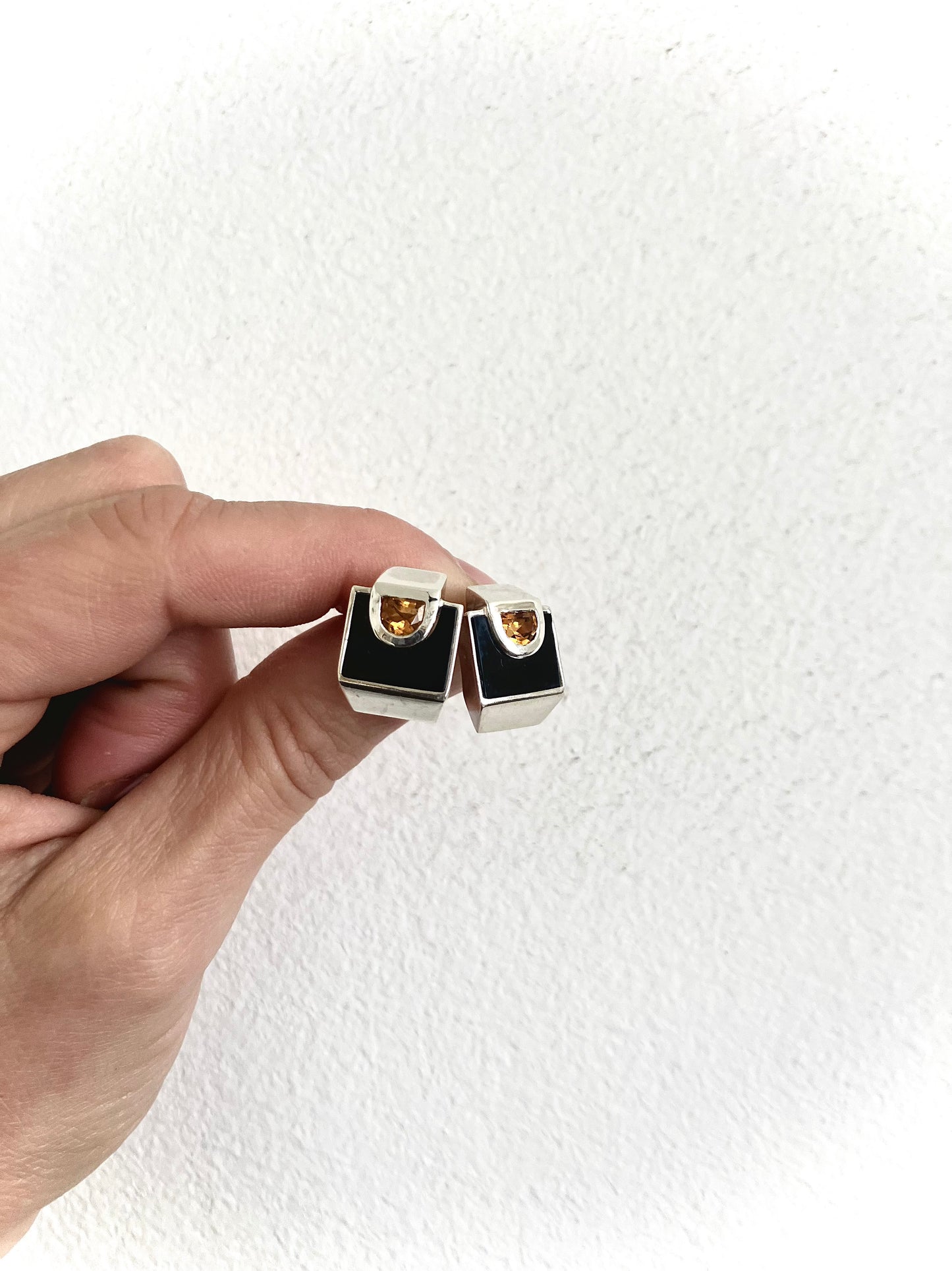 The Geometric Earrings • Silver
